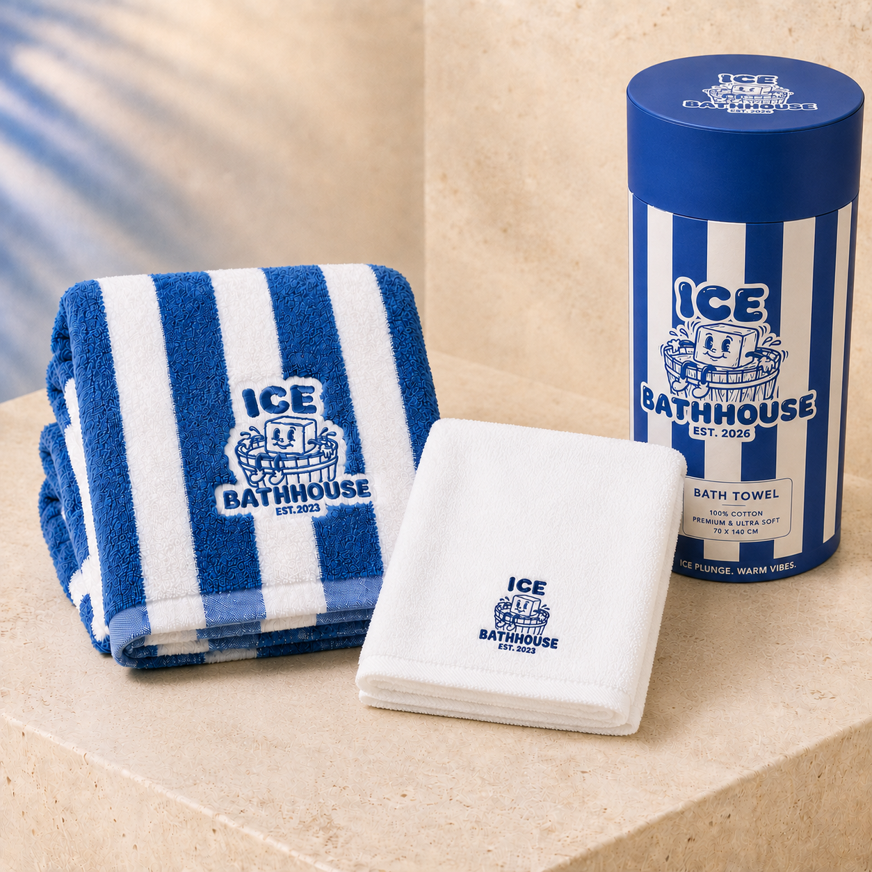 IBH Cylindircal Towel Set (1)